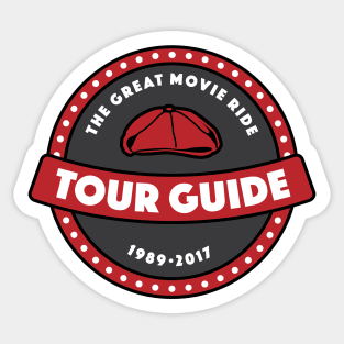 Great Movie Ride Tour Guide Sticker